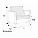 Impulse Fauteuil 81 cm Bank