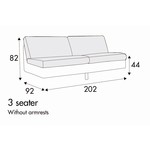 Impulse 3-Zits 202 cm