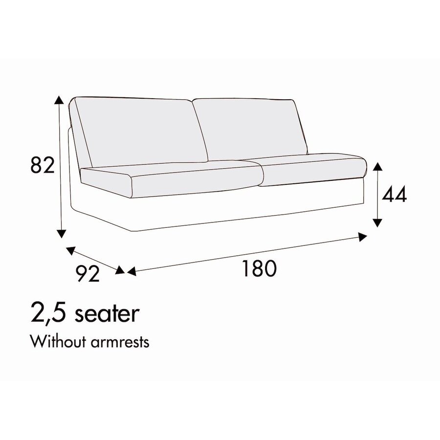 Impulse 2,5-Zits 180 cm Impulse 2,5-Zits 180 cm