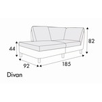 Impulse Divan Links/Rechts Impulse Divan Links/Rechts