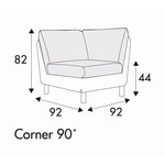 Impulse Hoek 90º 92 cm Impulse Hoek 90º 92 cm