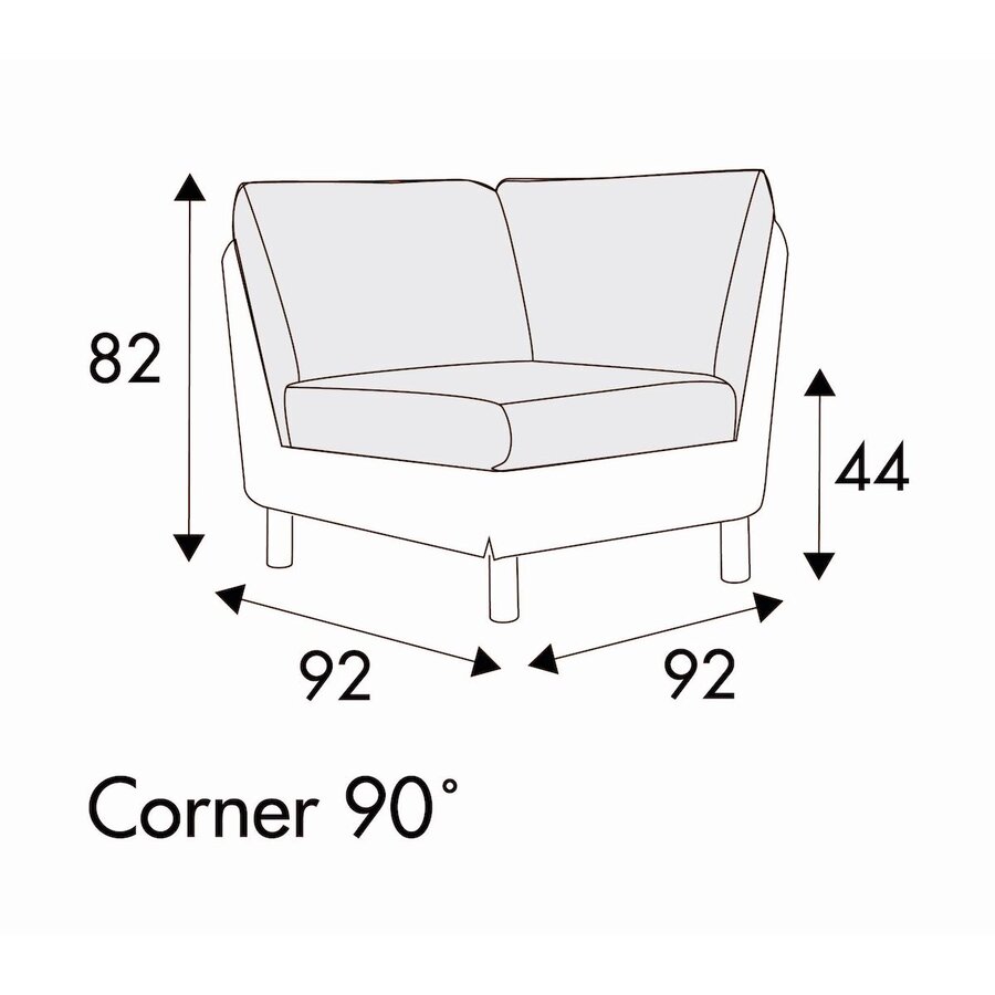 Impulse Hoek 90º 92 cm Impulse Hoek 90º 92 cm