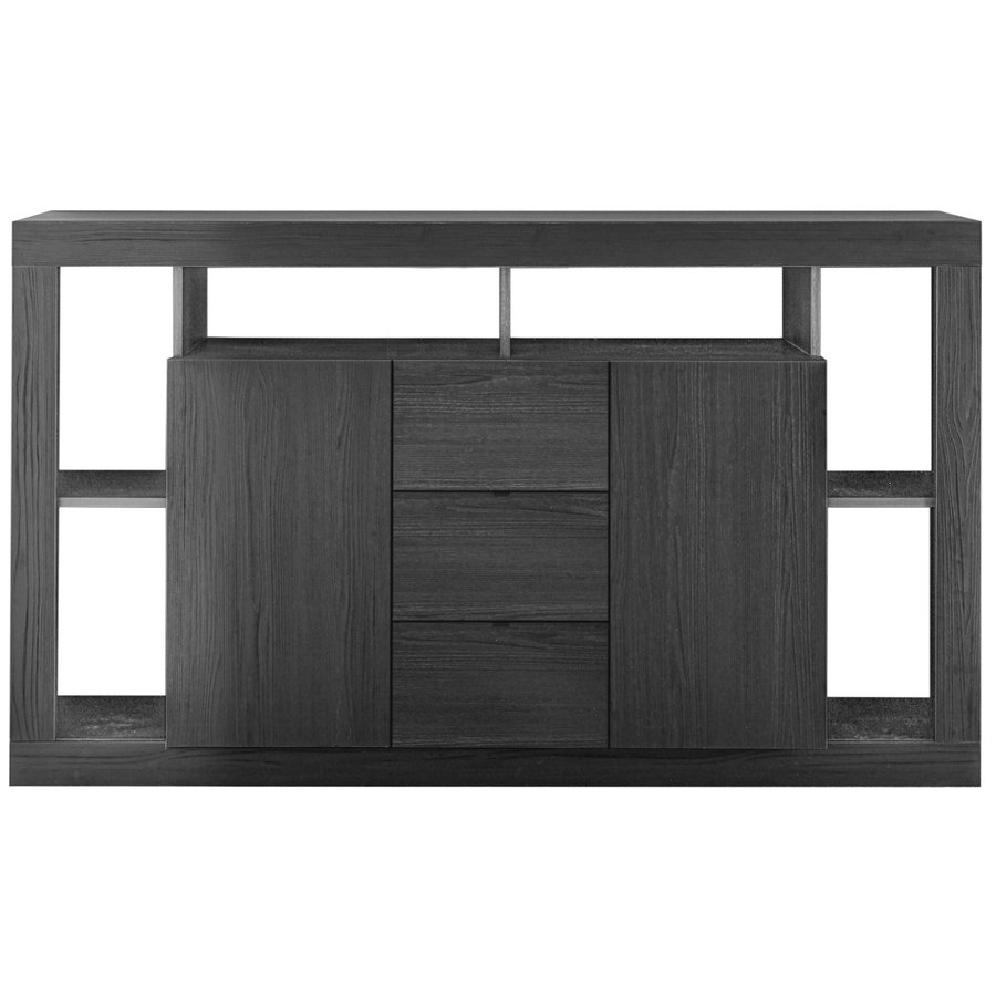 Rimini Dressoir 3-Lades en 2-Deuren Zwart