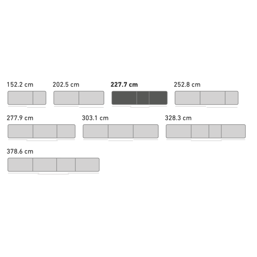Grafiet Schuifdeurkast 228 cm Grafiet Schuifdeurkast 228 cm