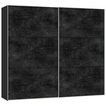 Jutzler Grafiet Schuifdeurkast 253 cm Jutzler Grafiet Schuifdeurkast 253 cm