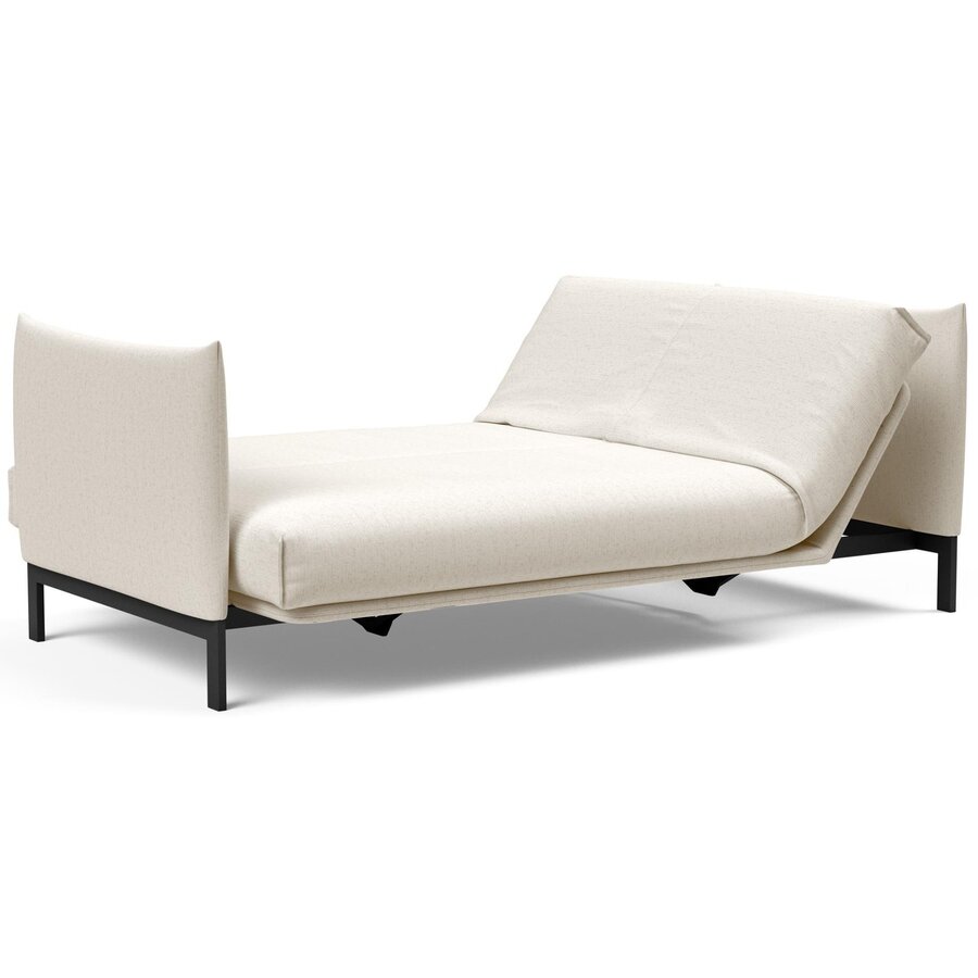 Junus Slaapbank Wit Bouclé 140 cm Junus Slaapbank Wit Bouclé 140 cm