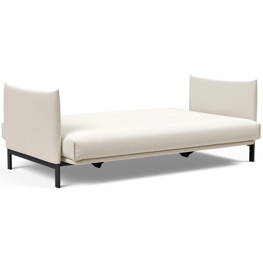 Junus Slaapbank Wit Bouclé 140 cm Junus Slaapbank Wit Bouclé 140 cm