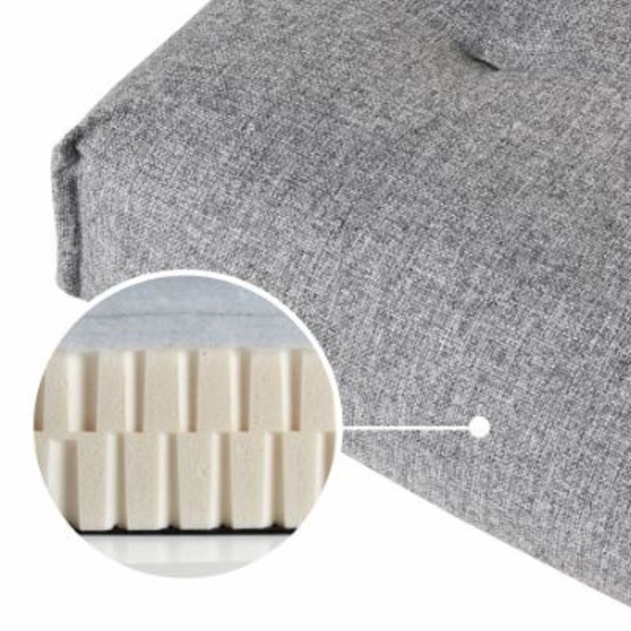Junus Slaapbank Grijs Bouclé 140 cm Junus Slaapbank Grijs Bouclé 140 cm