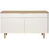 Amalfi Dressoir Eiken / Wit