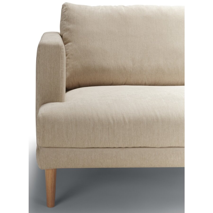 Britt 2.5-Zits Bank + Chaiselongue Natur Britt 2.5-Zits Bank + Chaiselongue Natur
