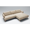 Britt 2.5-Zits Bank + Chaiselongue Natur