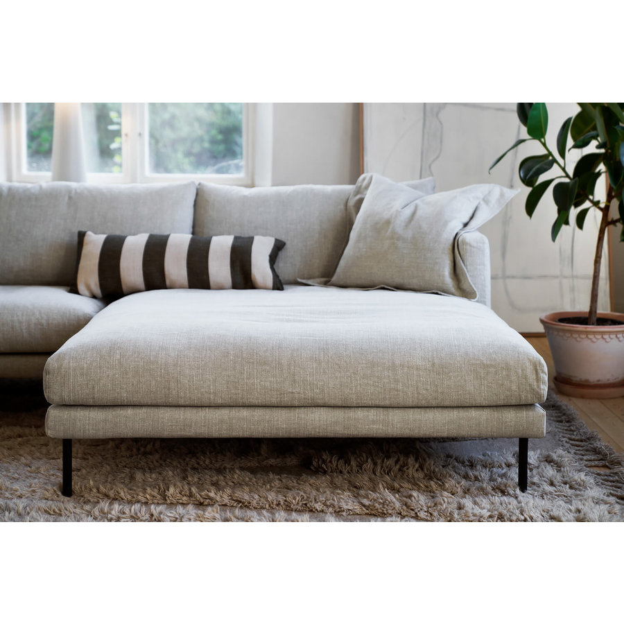 Britt 3-Zits Bank + Chaiselongue Flax Natur Britt 3-Zits Bank + Chaiselongue Flax Natur