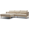 Britt 3-Zits Bank + Chaiselongue Natur