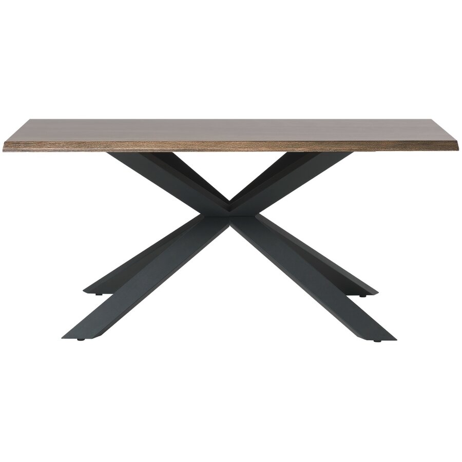 Arno Eettafel 160 x 90 cm Gerookt Eiken Arno Eettafel 160 x 90 cm Gerookt Eiken