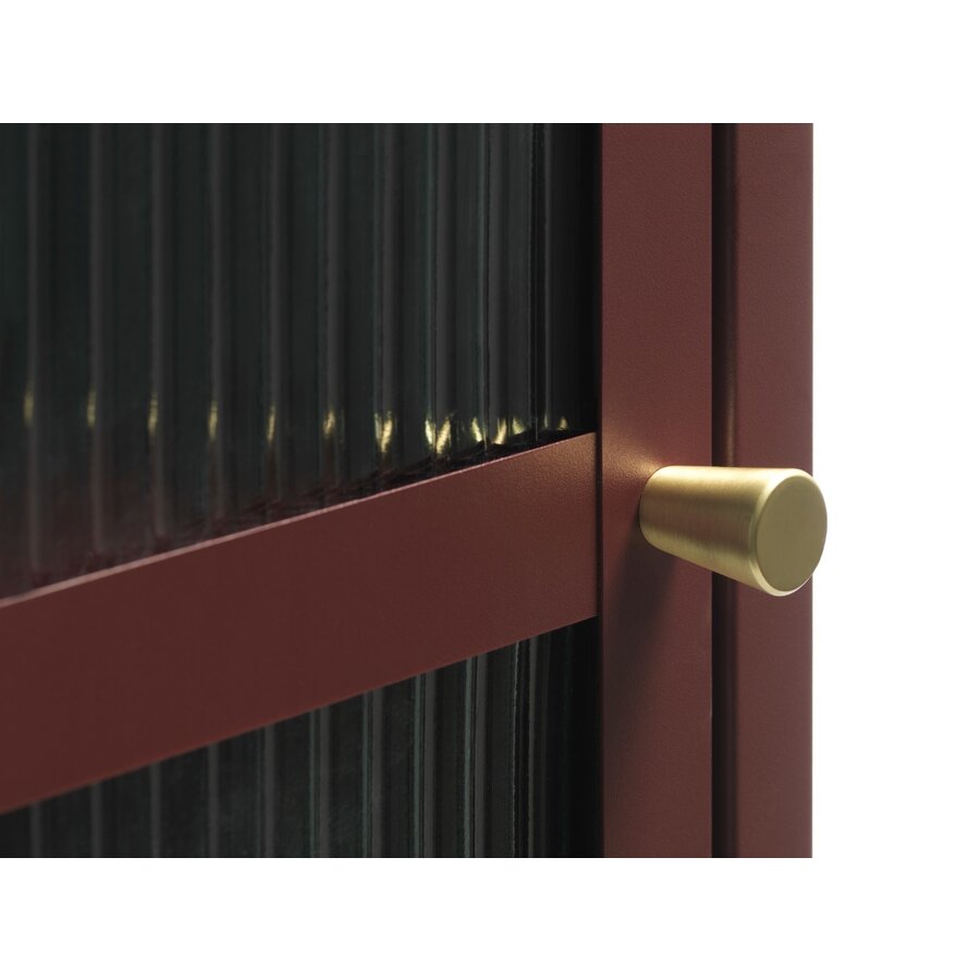 Bronco Vitrinekast Wijnrood Bronco Vitrinekast Wijnrood