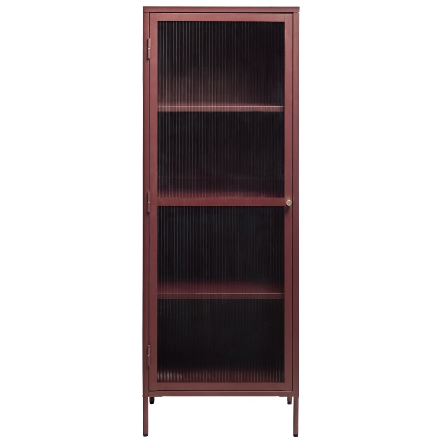 Bronco Vitrinekast Wijnrood Bronco Vitrinekast Wijnrood
