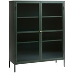Hygge Interiors Bronco Opbergkast Glazen Deuren Groen Hygge Interiors Bronco Opbergkast Glazen Deuren Groen