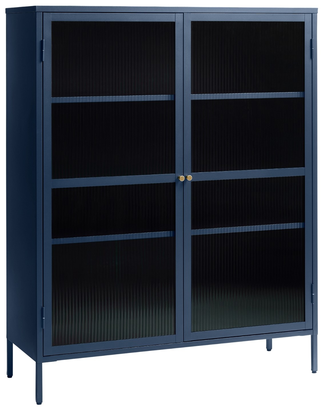 Hygge Interiors Bronco Opbergkast Glazen Deuren Blauw