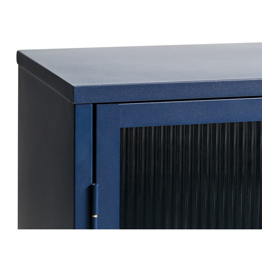 Bronco Dressoir Glazen Deuren Blauw Bronco Dressoir Glazen Deuren Blauw