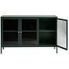 Bronco Dressoir Glazen Deuren Groen