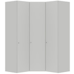 Jutzler Lichtgrijs Hoek Kledingkast 3 deuren Jutzler Lichtgrijs Hoek Kledingkast 3 deuren