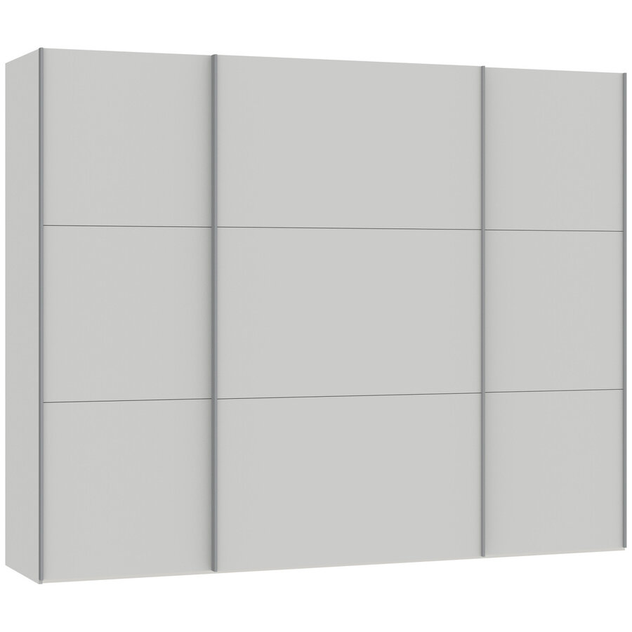 Lichtgrijs Schuifdeurkast 278 cm Lichtgrijs Schuifdeurkast 278 cm