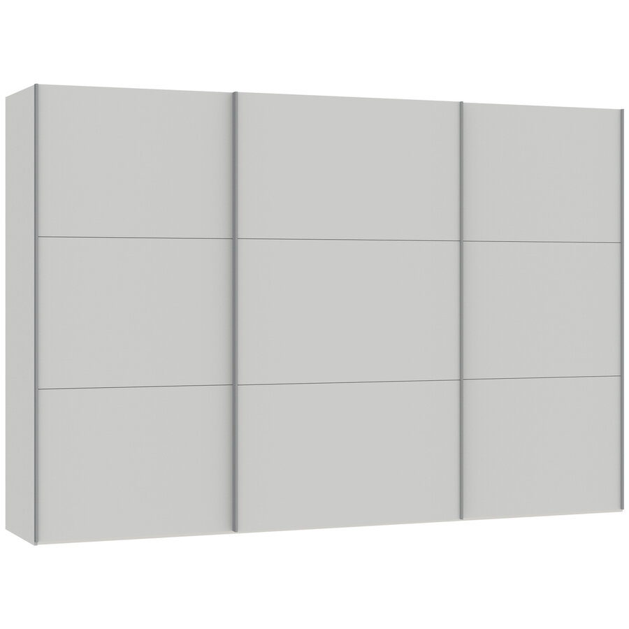 Lichtgrijs Schuifdeurkast 328 cm Lichtgrijs Schuifdeurkast 328 cm