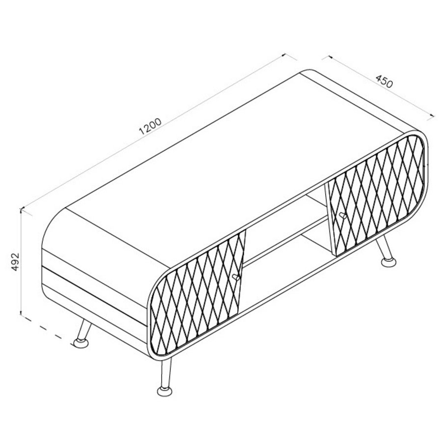 Astana TV-meubel Lichtgrijs Astana TV-meubel Lichtgrijs