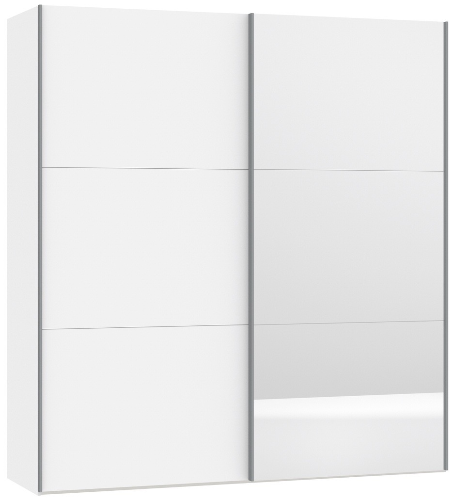 Jutzler Blanche Schuifdeurkast Wit/Spiegel 202 cm