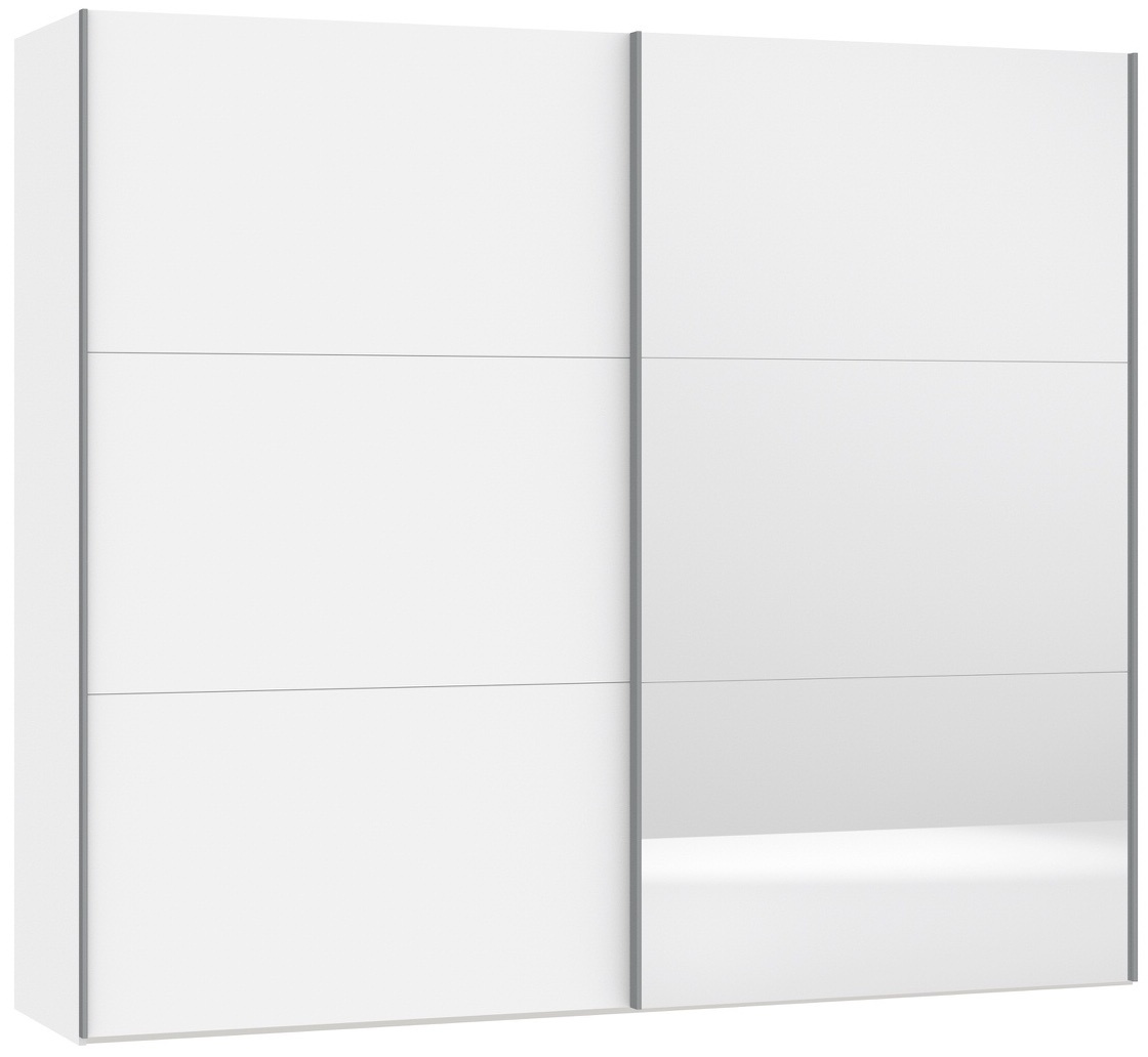 Jutzler Blanche Schuifdeurkast Wit/Spiegel 253 cm