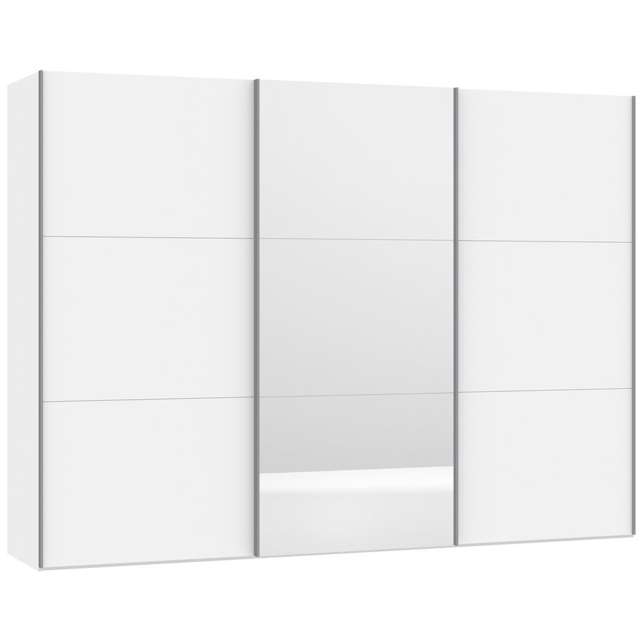Blanche Schuifdeurkast Wit/Spiegel 303 cm Blanche Schuifdeurkast Wit/Spiegel 303 cm