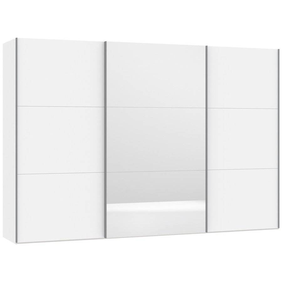 Blanche Schuifdeurkast Wit/Spiegel 328 cm Blanche Schuifdeurkast Wit/Spiegel 328 cm