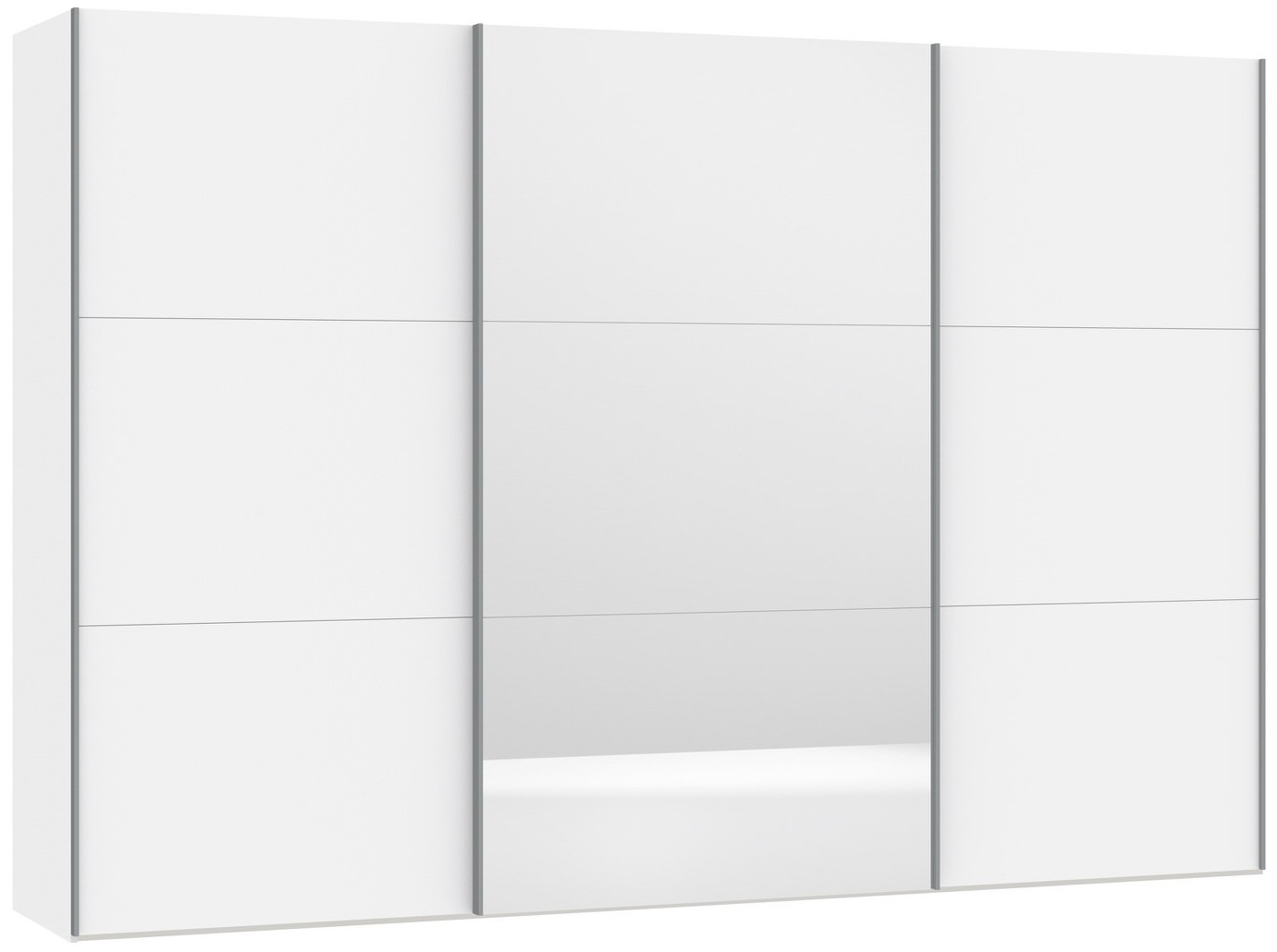 Jutzler Blanche Schuifdeurkast Wit/Spiegel 328 cm