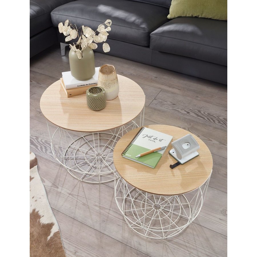 Cano Salontafel Set Lichtbruin Cano Salontafel Set Lichtbruin