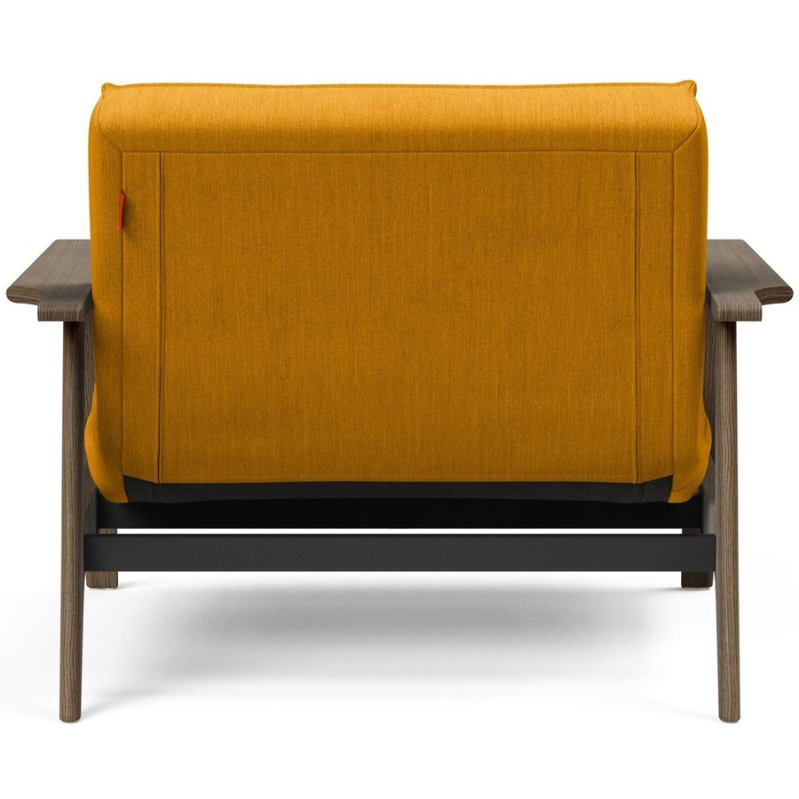 Splitback Fauteuil Mosterd / Gerookt Eiken Splitback Fauteuil Mosterd / Gerookt Eiken