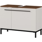 Germania Yonkers Wastafelonderkast Cashmere / Walnoot 80 cm Germania Yonkers Wastafelonderkast Cashmere / Walnoot 80 cm