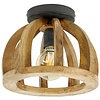 Wayan Plafondlamp Gebogen Hout