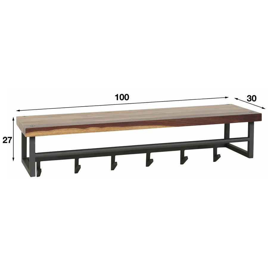 Daytona Kapstok 6 Haken Daytona Kapstok 6 Haken