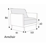 Alva Fauteuil 101 cm Alva Fauteuil 101 cm