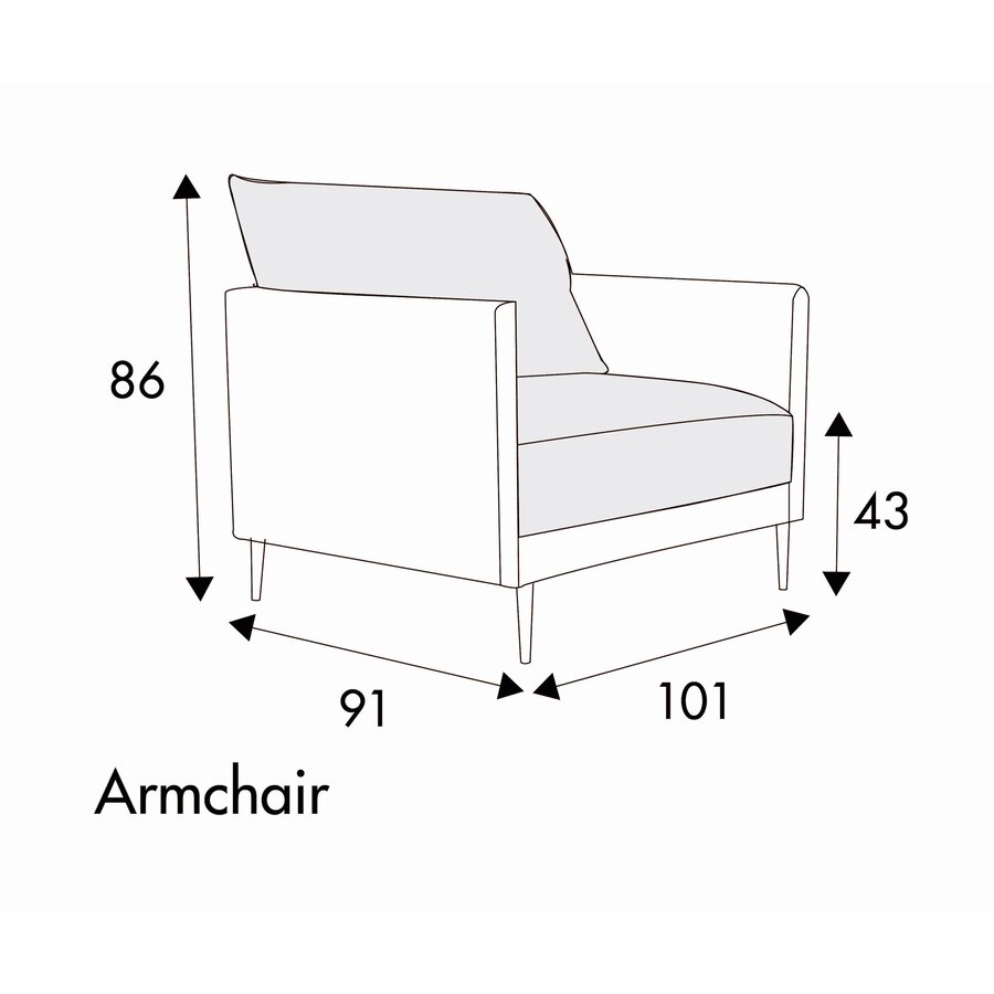 Alva Fauteuil 101 cm Alva Fauteuil 101 cm