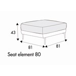 Alva Zitbank 81 cm Alva Zitbank 81 cm
