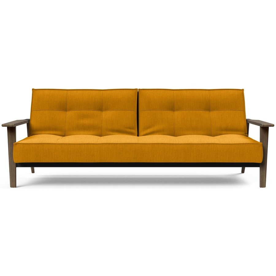 Splitback Slaapbank Mosterd/Gerookt Eiken Splitback Slaapbank Mosterd/Gerookt Eiken