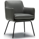 Sits Moa Bistro Stoel Leer Grijs Sits Moa Bistro Stoel Leer Grijs