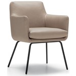 Sits Moa Bistro Stoel Leer Zand Sits Moa Bistro Stoel Leer Zand