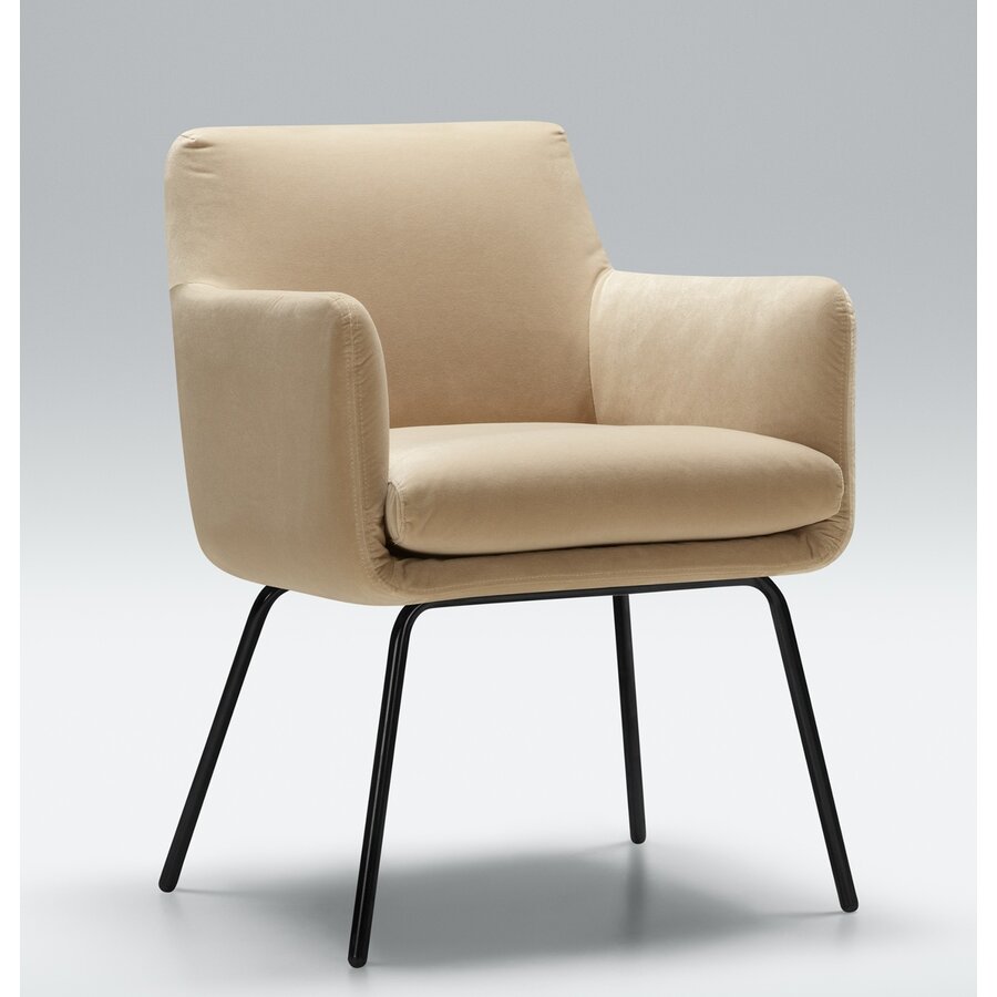 Moa Bistro Stoel Velvet Beige