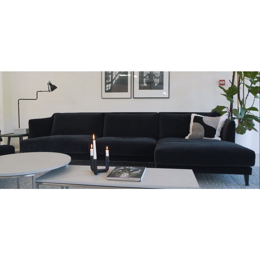 Vera 3-zits Hoekbank Antraciet Rechts/Links Vera 3-zits Hoekbank Antraciet Rechts/Links