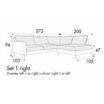 Sally Set 1 Rechts/Links Sally Set 1 Rechts/Links