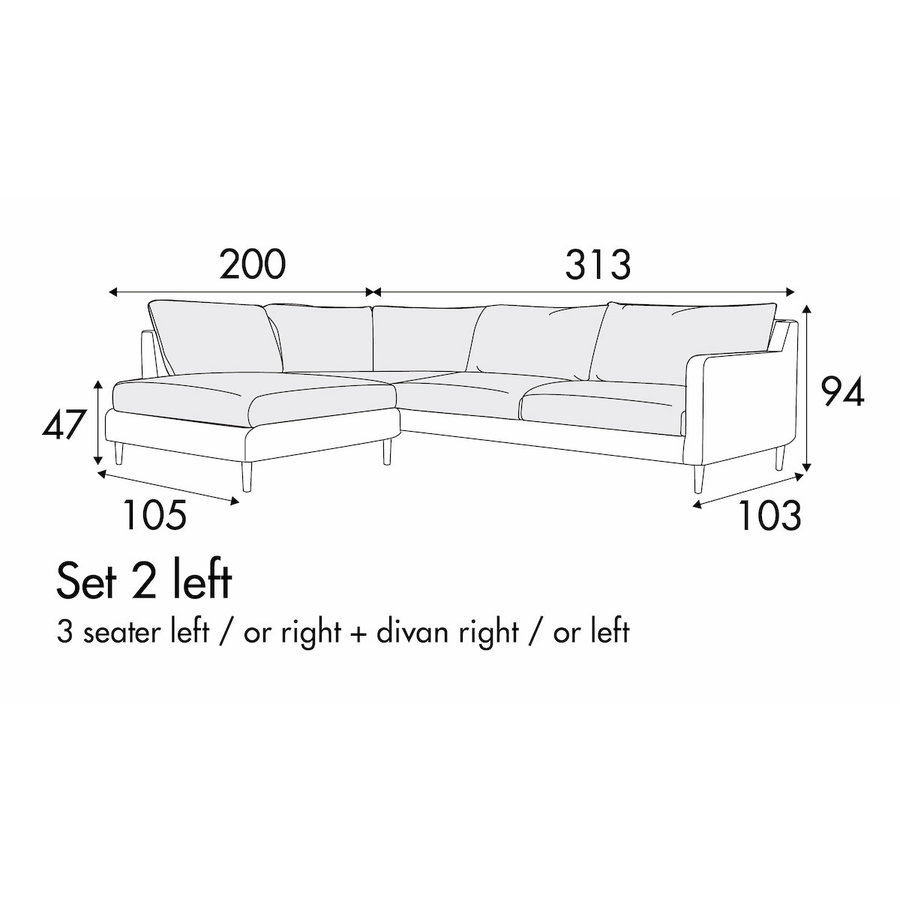Sally Set 2 Rechts/Links Sally Set 2 Rechts/Links