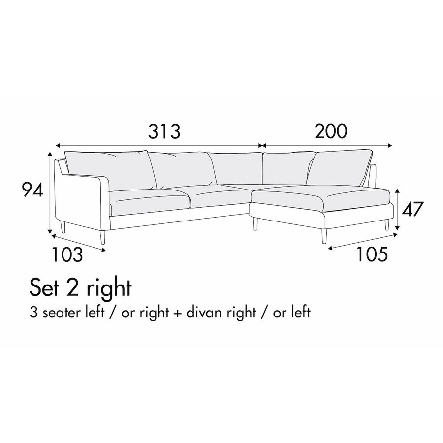 Sally Set 2 Rechts/Links Sally Set 2 Rechts/Links