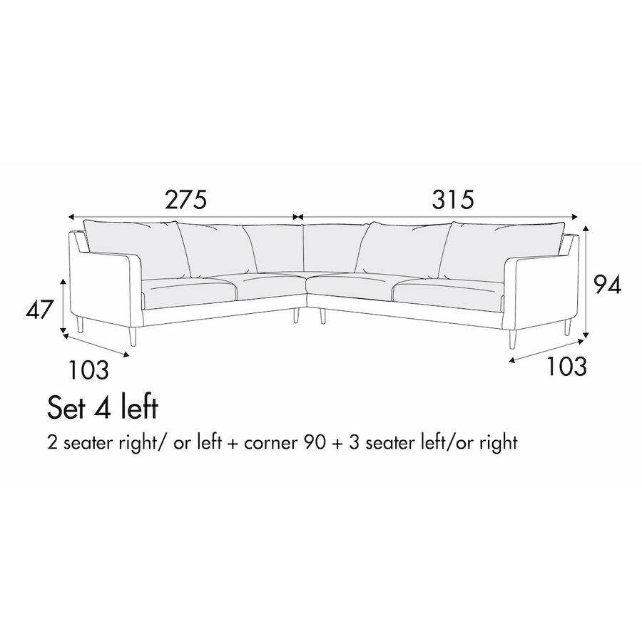 Sally Set 4 Rechts/Links Sally Set 4 Rechts/Links